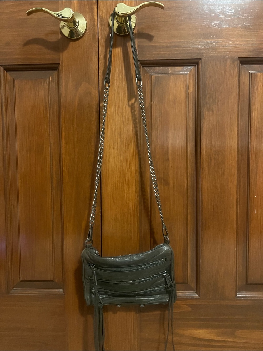 Rebecca Minkoff Leather Crossbody Bag - Black